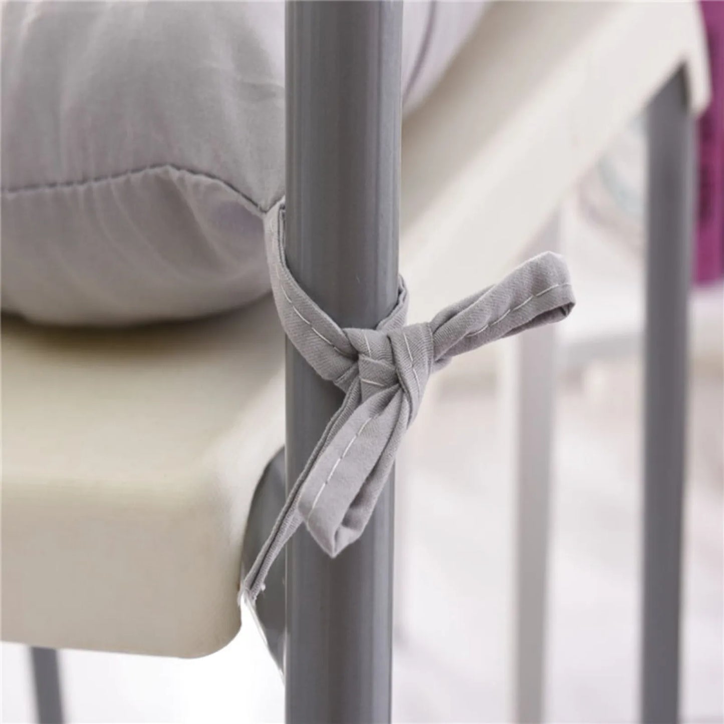 40cm Throw Pillow Chair Fixed Rope Non-Slip Seat Cushion Nap Pillows Home Office Chair Cushion Seat Soft Pad Pillow Sofa Cushion