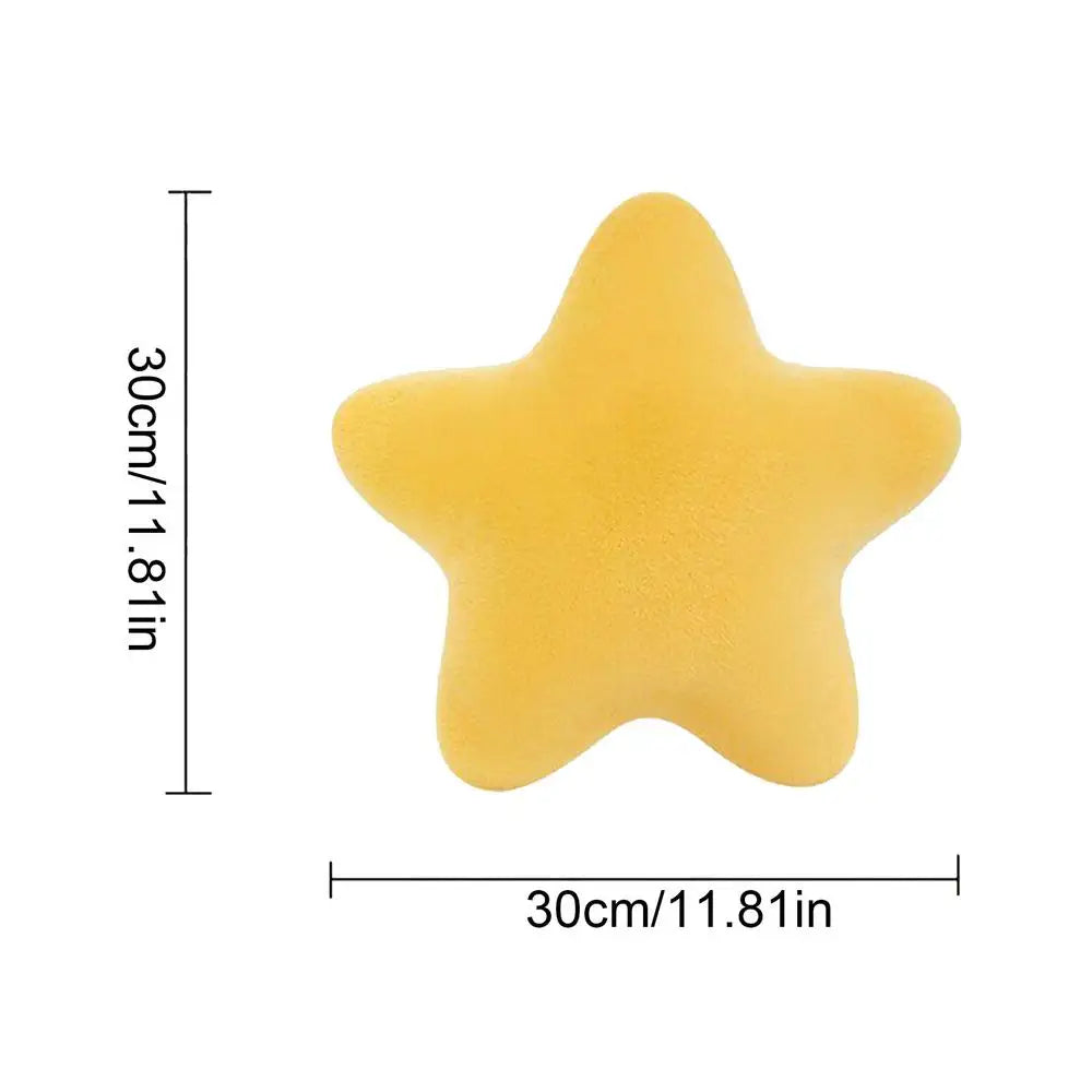 Star Throw Pillow Plush Doll Toy Super Soft Sleeping Pillow Sofa Cushion Bedroom Ornaments Office Girl Birthday Gift